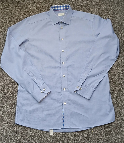 Eton shirt mens blue - shirt,