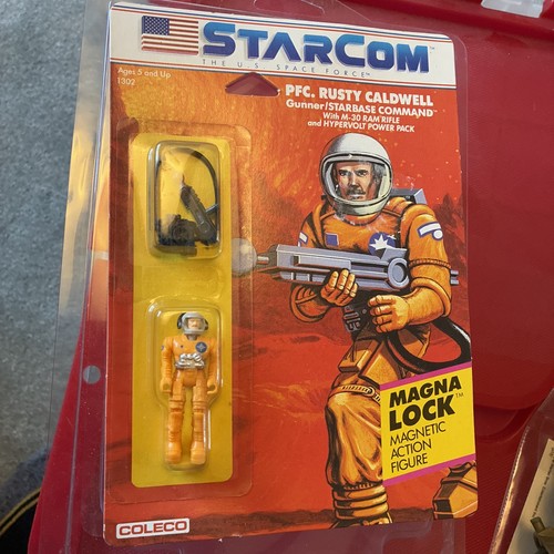 Starcom rusty caldwell carded - starcom,