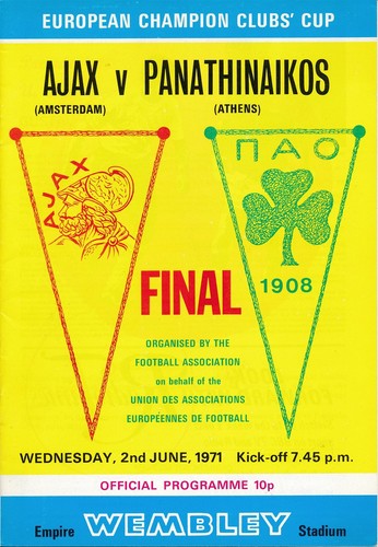 European cup final 1971 ajax - cup,