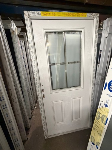 New composite front door - new, white