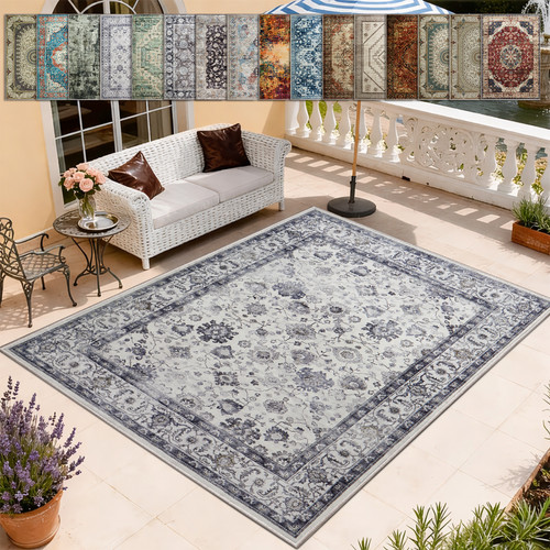 Indoor outdoor large rugs non - indoor/outdoor,