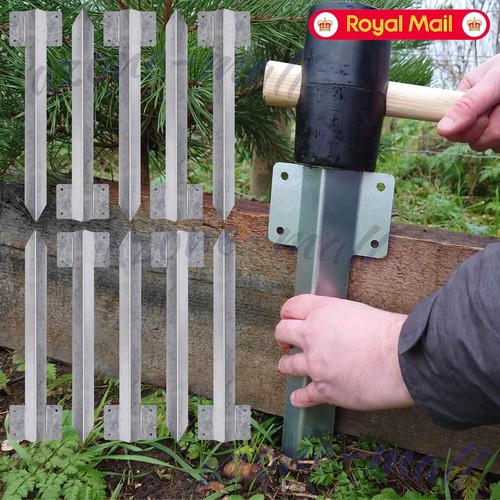 10x galvanised steel railway - galvanised,