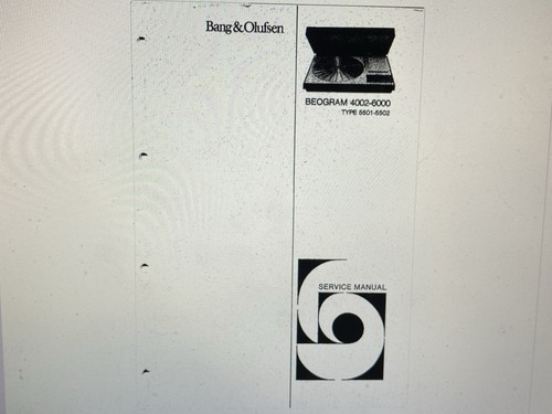 Bang olufsen o beogram - bang, b&o