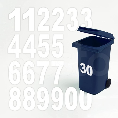 Wheelie bin numbers - 2/4x,