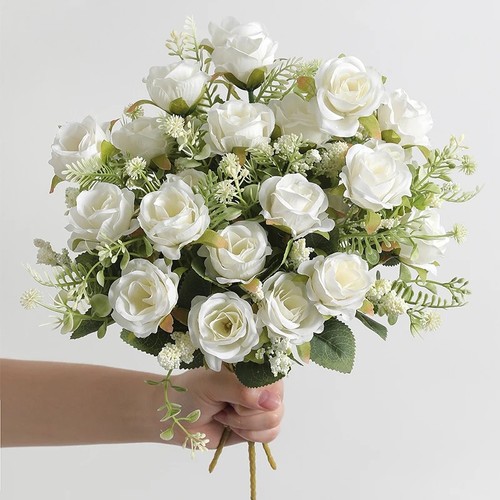 Silk rose artificial flowers - silk,
