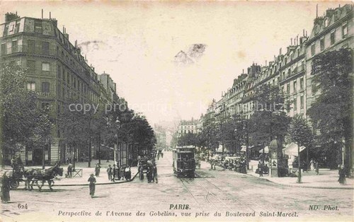 Paris avenue des - paris, gobelins