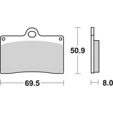 ANT RACING BRAKE PADS SBS