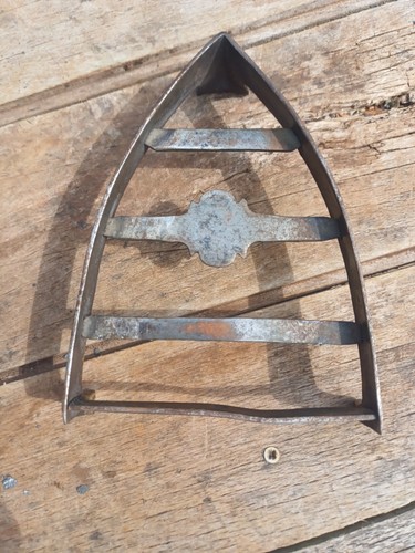 Antique cast iron trivet - cast,