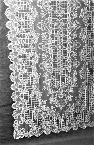 White lace tablecloth x - lace,
