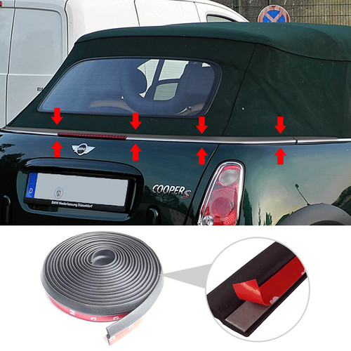 Rear soft top roof weather - roof,