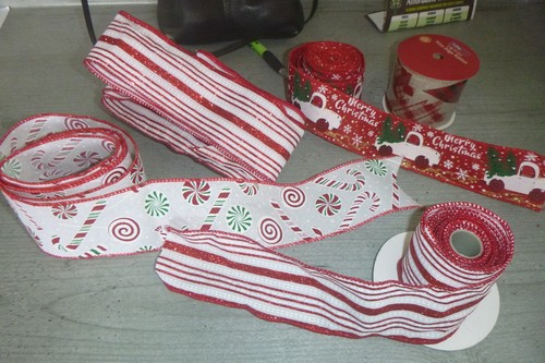 Wired christmas ribbon - christmas, bundle
