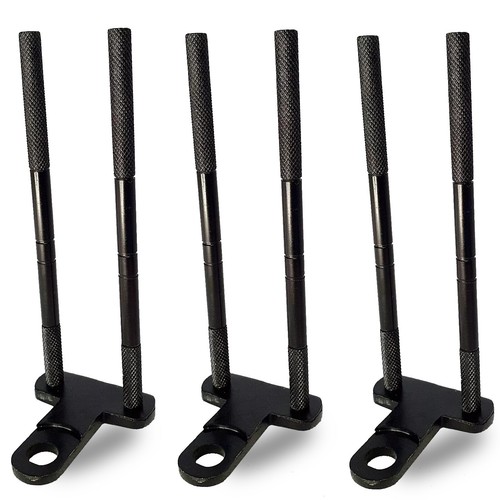 Black snag ear bars - 3,