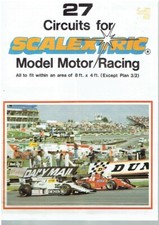 SCALEXTRIC ELECTRIC SLOT CAR RACING : 27 RACE CIRCUIT PLANS BOOK (1989 EDITION)