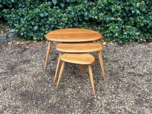 Vintage ercol pebble nest - vintage, of