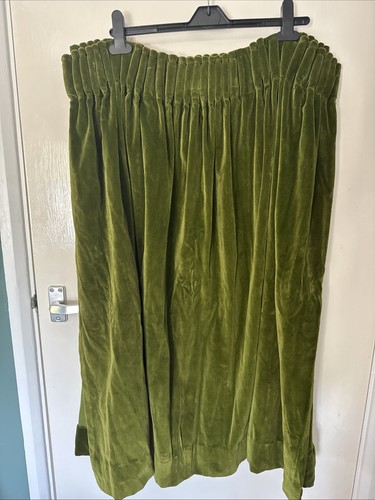 Vintage green velvet - green,
