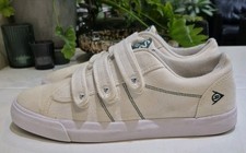 DUNLOP GREEN FLASH. MENS SIZE 8 UK TRAINERS. SAIL/WHITE/GRN
