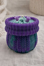 Linen fresh candle woven - •,
