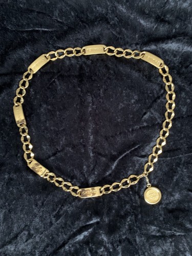 1980s chanel vintage belt gold - chanel,