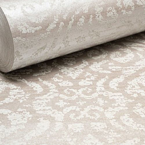 Taupe floral damask - taupe,
