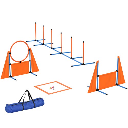 Pawhut piece dog agility - 6-piece,