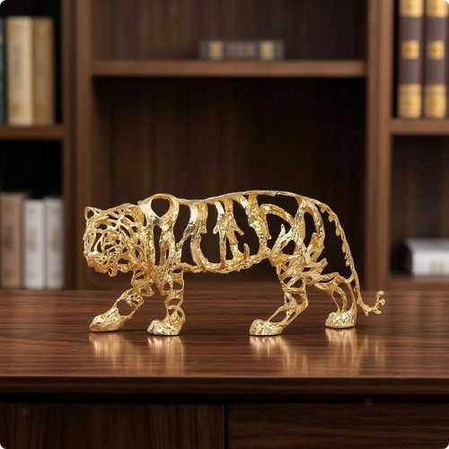 Metal tiger ornament openwork - tiger,