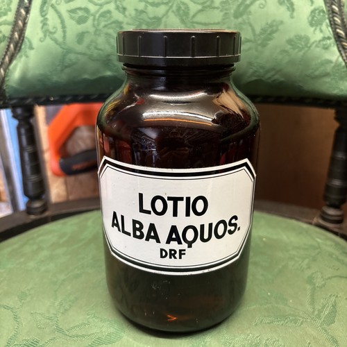 Apothecary brown glass bottle - apothecary,