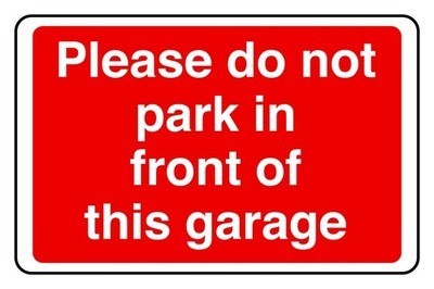 Please not park - please, front