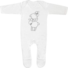 'Pair Of Cute Sheep' Baby