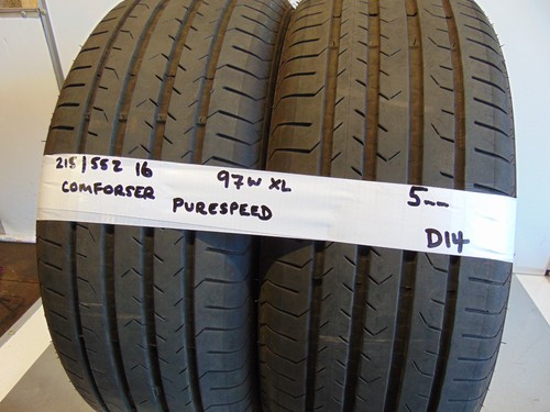 215 tyres pair - 215/55/16,