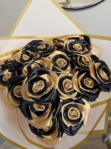 Black and gold roses in - and, a