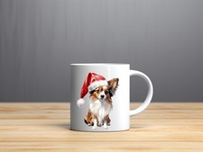 PAPILLON  DOG CHRISTMAS DESIGN