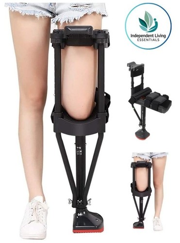 Telescopic knee crutch leg - knee,