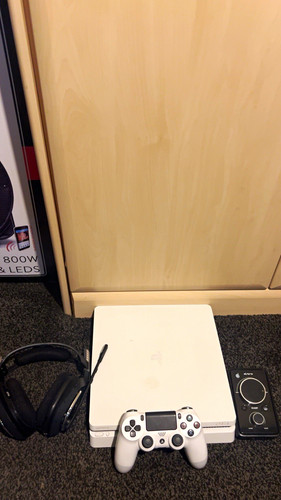 Sony playstation slim white - sony, 4