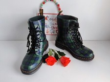 Dr Martens Drench Wellington Festival Rain Wellies Welly tartan boot UK5 EU38