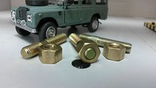 Land Rover Series 1 2 2a 3 Stainless Exhaust Manifold Stud & Brass Nut 5/16 set