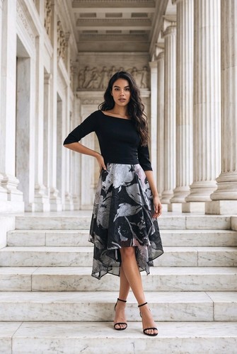 Coast black silver floral - coast,