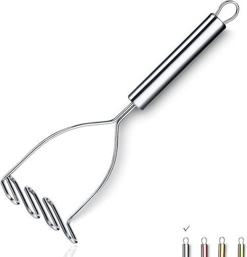 Stainless steel potato masher - stainless,