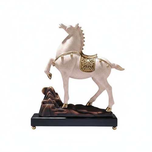 Colorful horse statue - colorful,