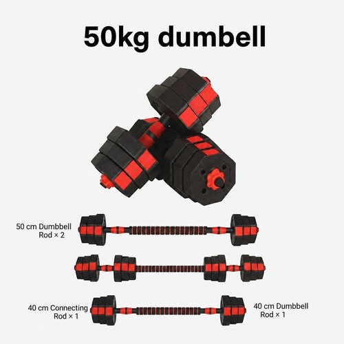 Dumbbells 50kg adjustable - dumbbells,