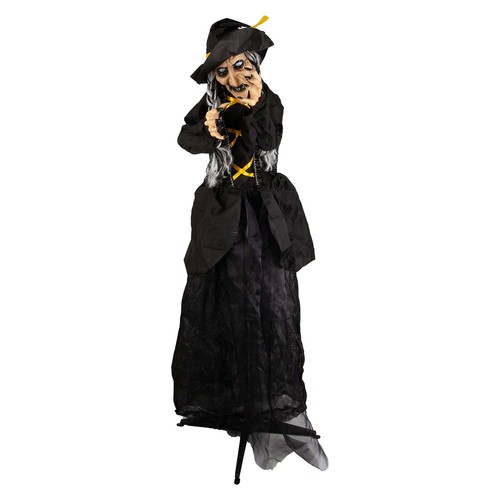 Halloween animated witch large - animated,