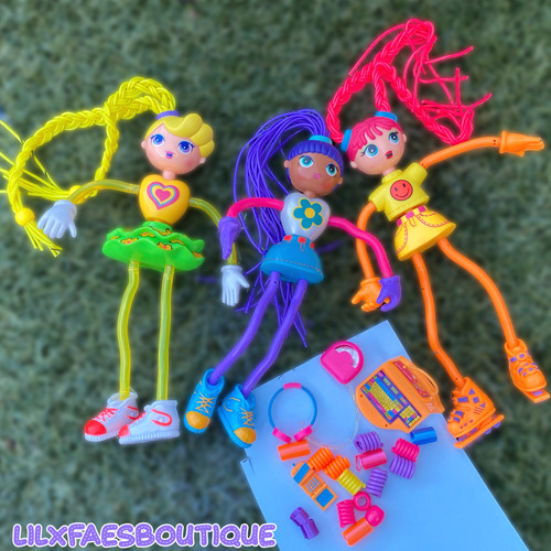 Three betty spaghetti dolls - betty,