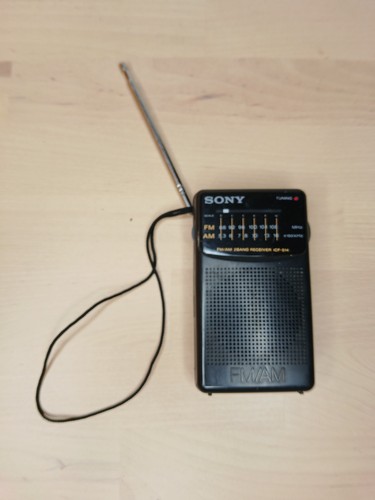 Sony icf s14 portable 2 - portable, fm/am