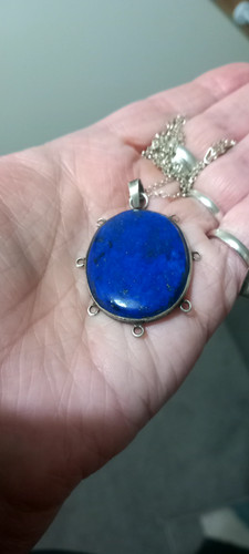 Vintage large lapis lazuli - lapis,