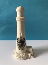 Bournemouth Crested. China - C Large Lighthouse 145mm High - Unmarked