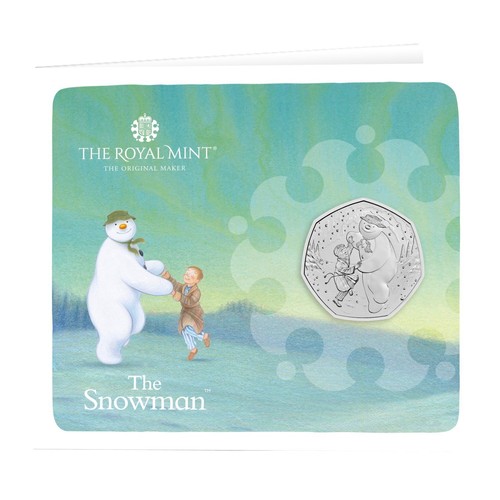 Crawleycoins 2023 snowman 50p - crawleycoins,