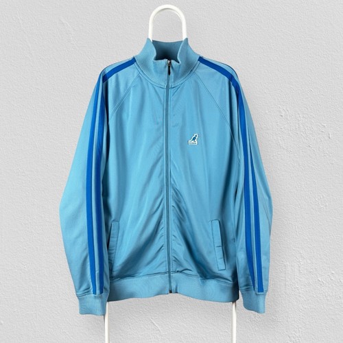 Vintage kangol blue track top - kangol,