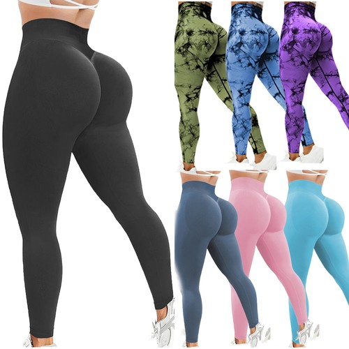 Womens high waist gym leggings - waist,