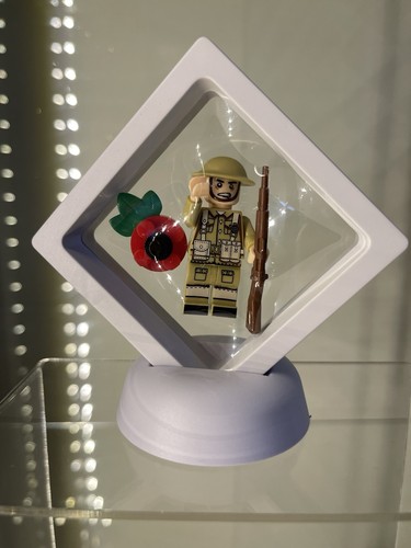 Hand made lego soldier british - hand,