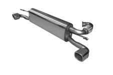 Smart Fortwo 453 Fox Sport Exhaust Duplex 78x75mm Stainless Steel Rear Silencer