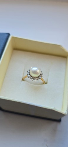Stunning 18ct gold pearl - 18ct,